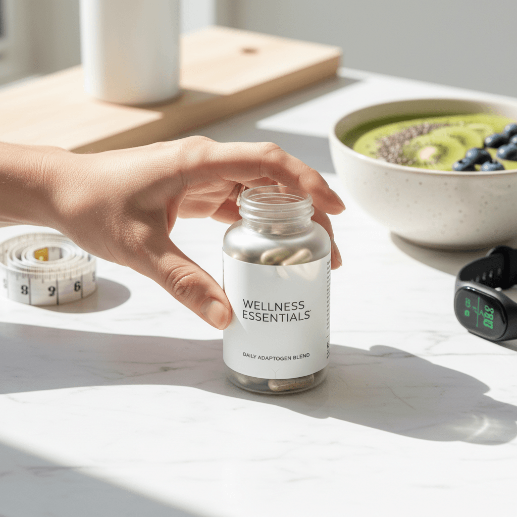Bouteille de supplément LavaSlim avec ingrédients naturels